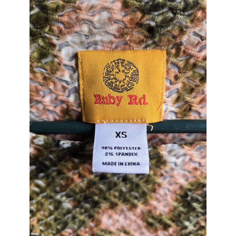 Ruby Rd Top Straw Xs Extra Small. Multi Colors - Picture 4 of 5